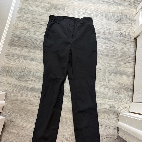 Zara Denim - Zara Black Ankle-Length Straight Leg Jeans